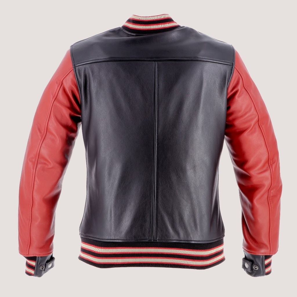 Helstons STUDENT Man Leather Rag black-red