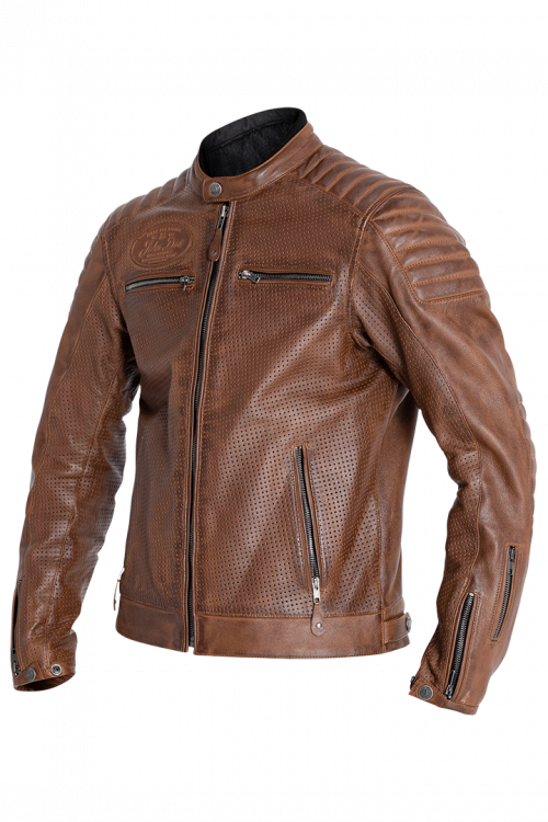 John Doe Leather Jacket Storm Tobacco