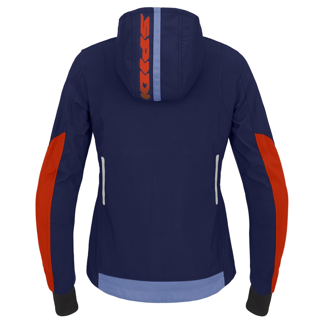 Spidi HOODIE ARMOR LIGHT LADY Navy/Red