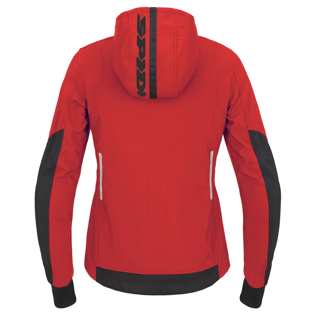 Spidi HOODIE ARMOR LIGHT LADY Red