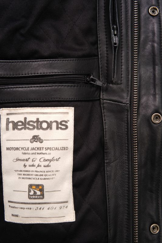 Helstons COLLEGE Leather Rag black