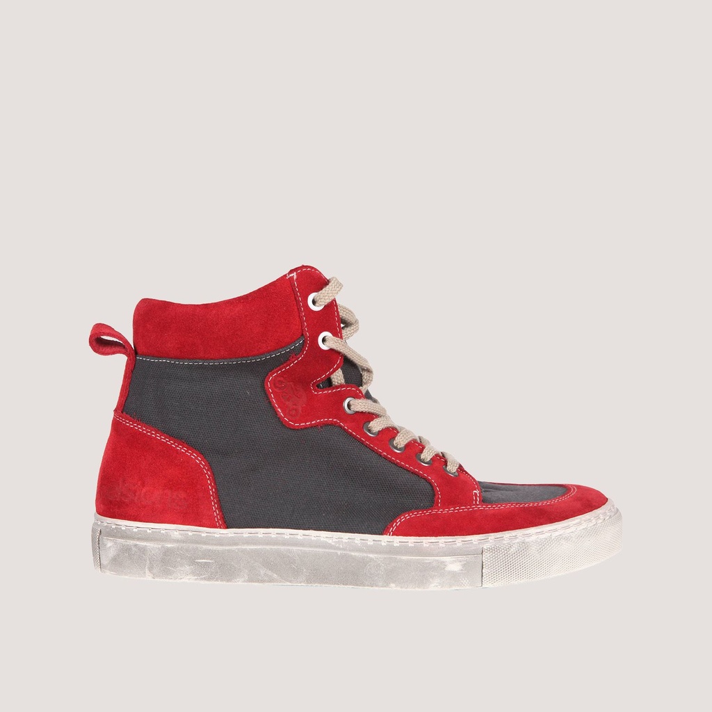 Helstons KOBE Toile Armalith-Leather red-grey