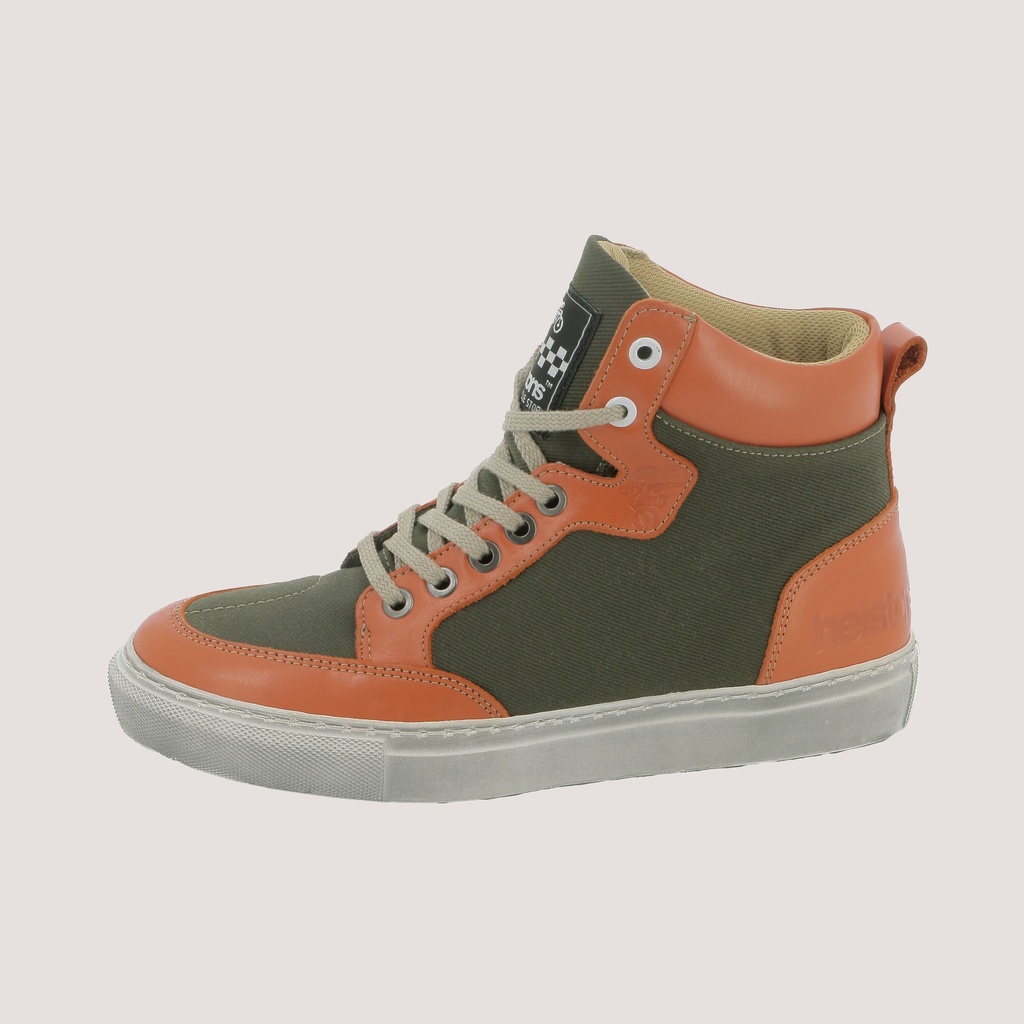 Helstons MAYA Toile Armalith-Leather khaki-orange