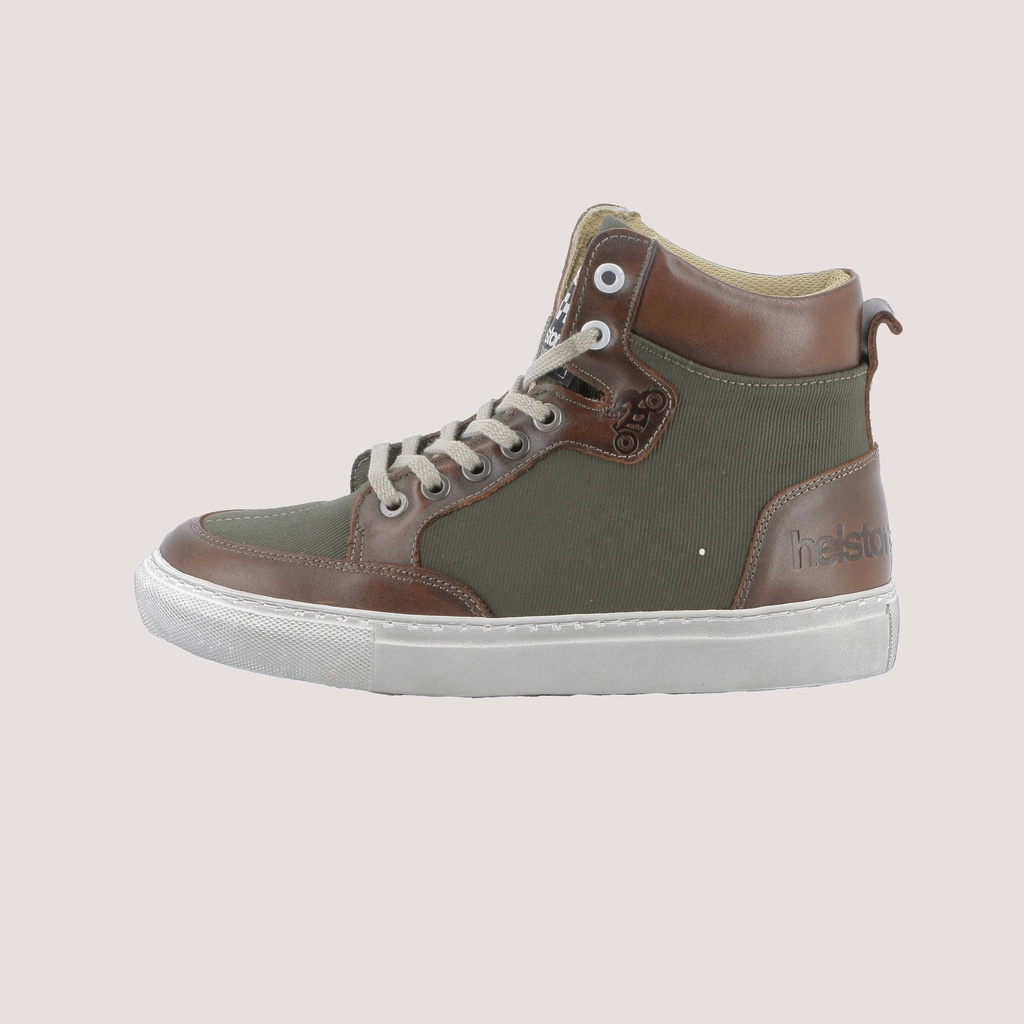 Helstons MAYA Toile Armalith-Leather khaki-brown old