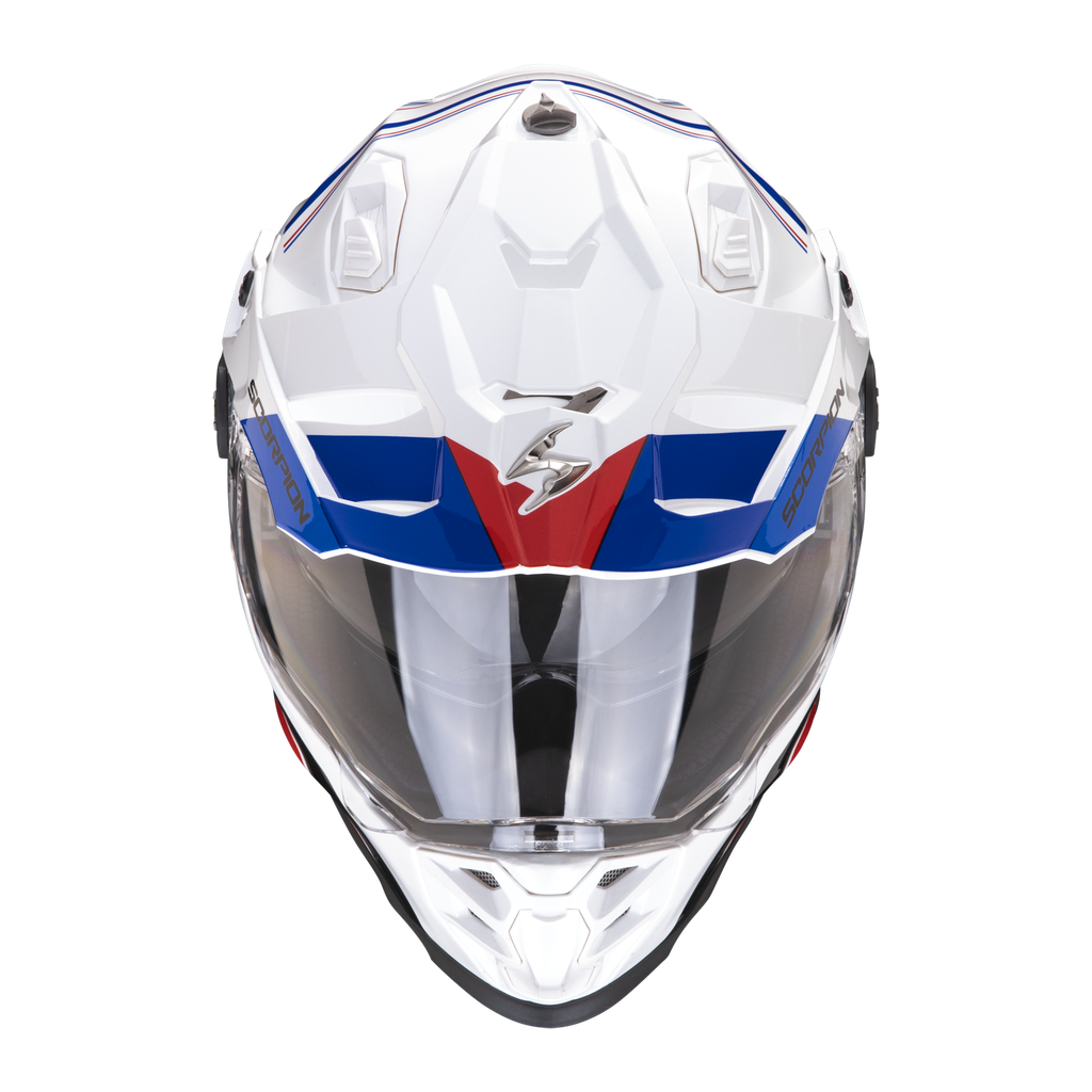 Scorpion ADF-9000 AIR DESERT White-Blue-Red