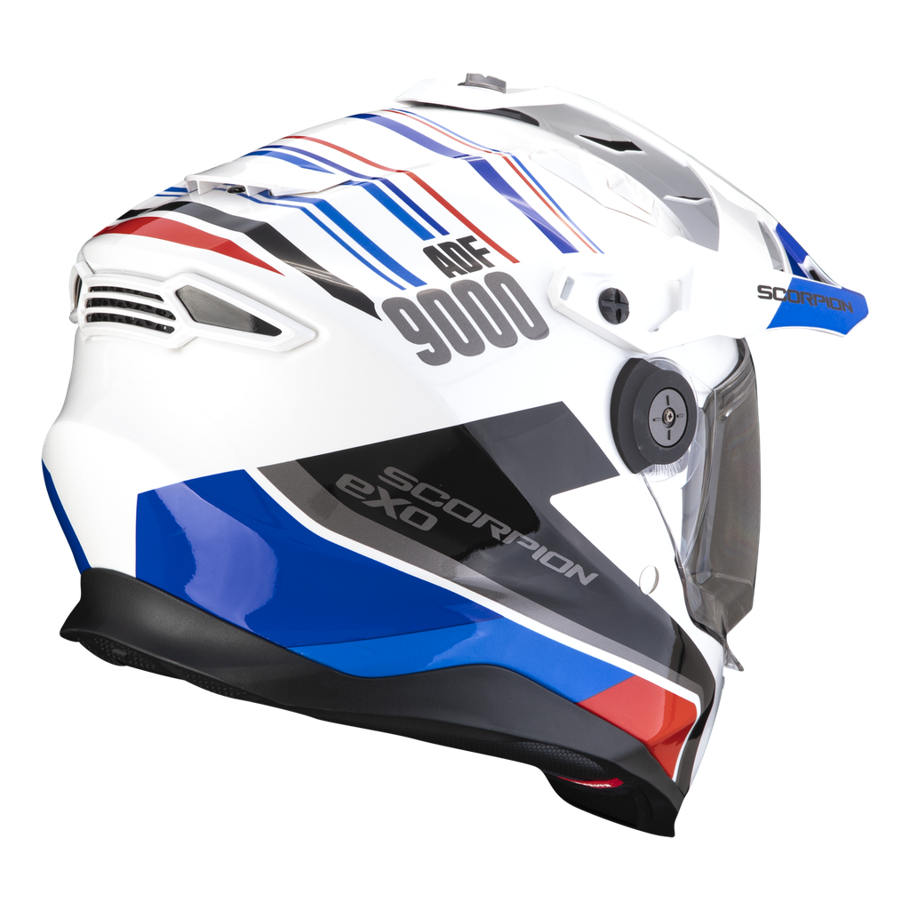 Scorpion ADF-9000 AIR DESERT White-Blue-Red