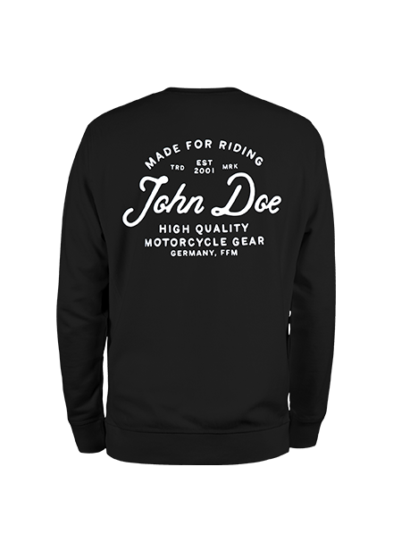 John Doe Sweater Lettering Black