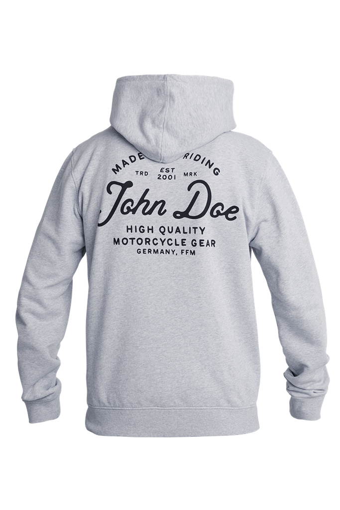 John Doe Hoodie JD Lettering Grey