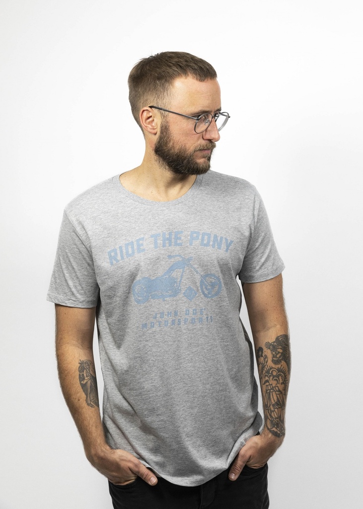 John Doe T-Shirt Ride The Pony Grey