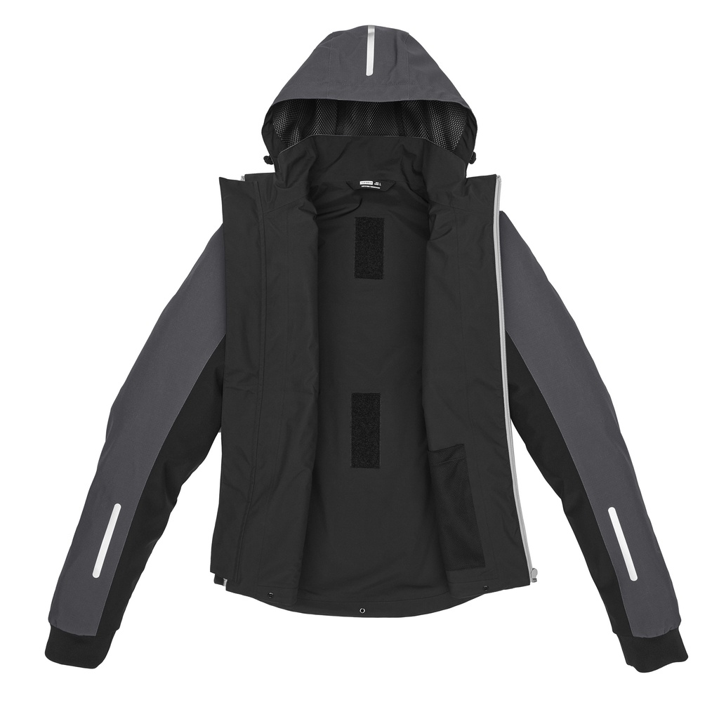 Spidi HOODIE H2OUT II Black/Anthracite/Fluo Red