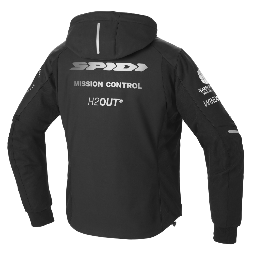 SPIDI HOODIE ARMOR H2OUT Black