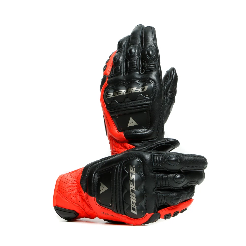 Dainese 4-Stroke 2 Gloves black/fluo-red