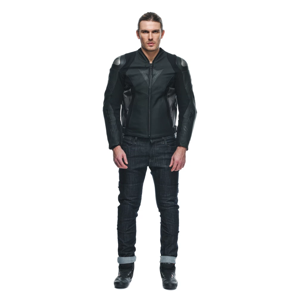 Dainese Avro 5 Leather Jacket black/anthracite