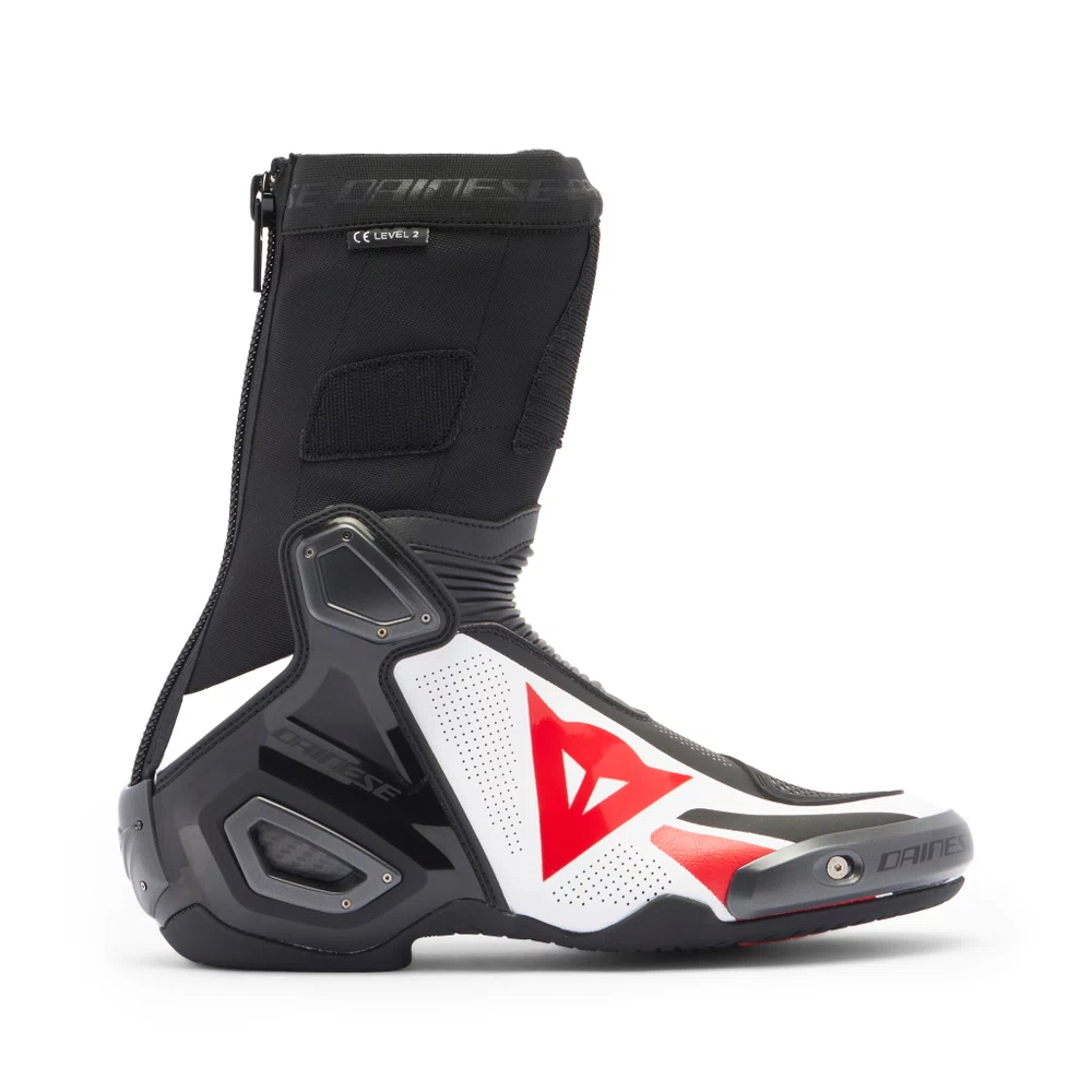 Dainese Axial 2 Air Boots black/white/lava-red