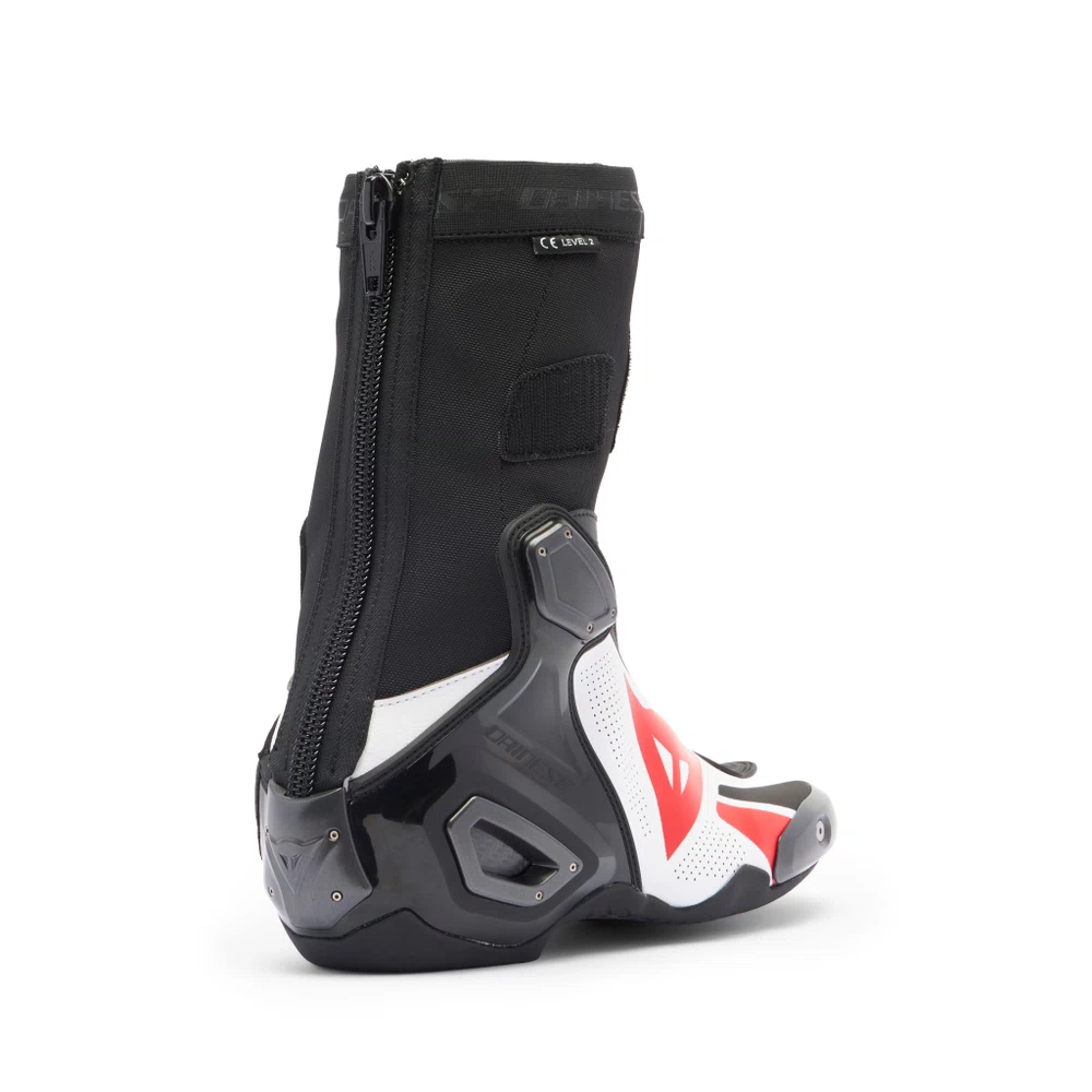 Dainese Axial 2 Air Boots black/white/lava-red