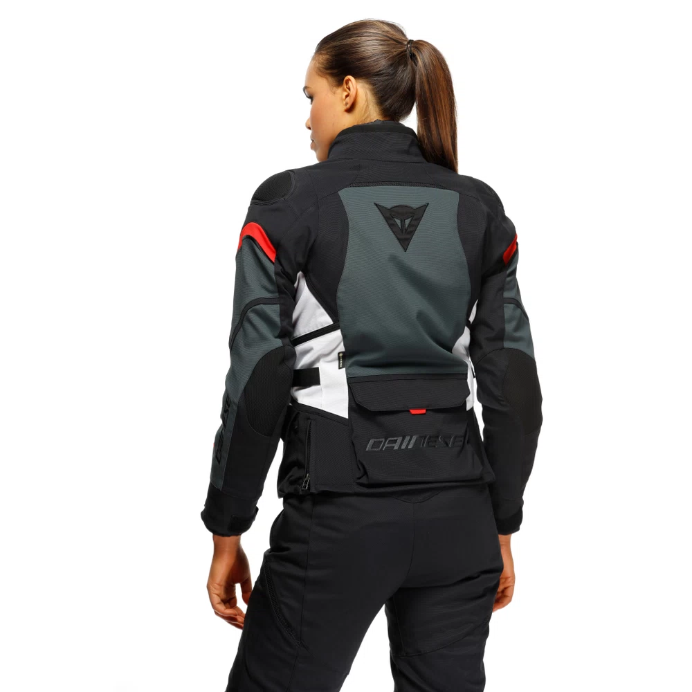 Dainese Carve Master 3 Lady Gore-Tex® Jacket black/ebony/lava-red