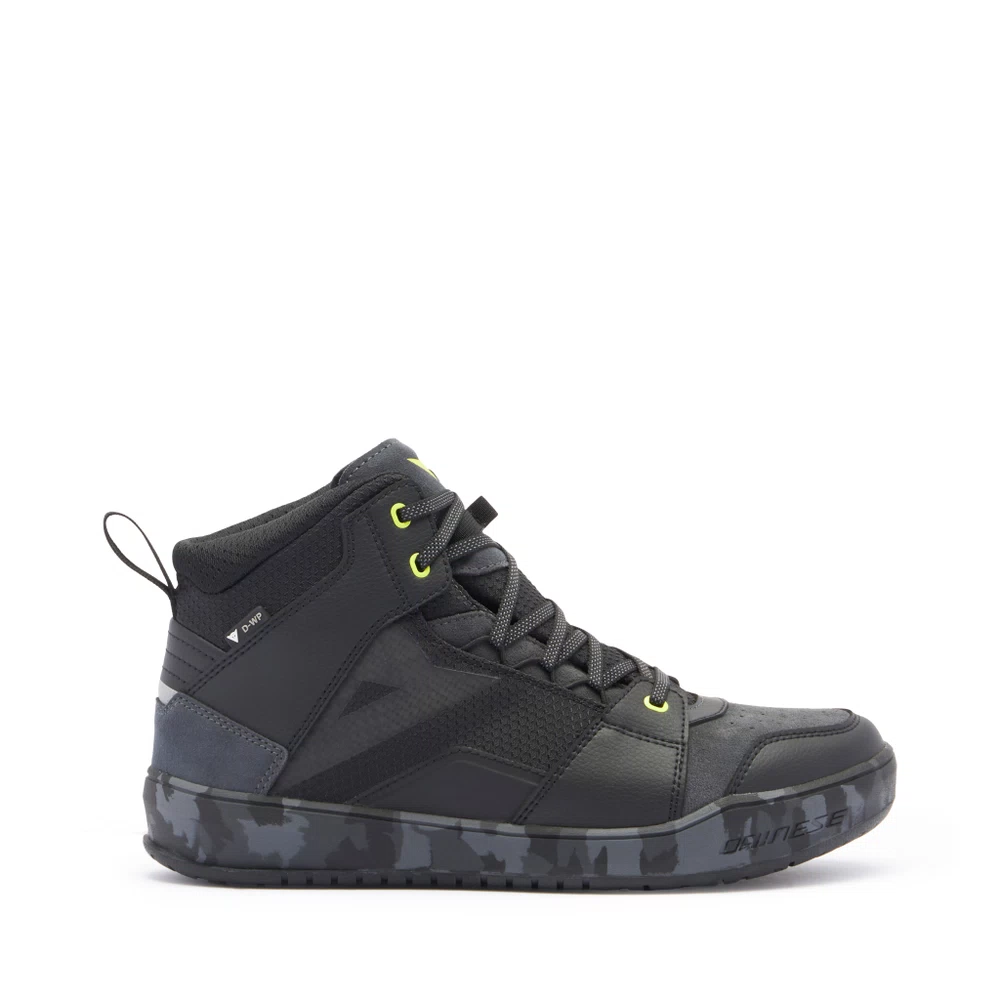 Dainese Suburb D-Wp Shoes black/camo/acid yellow