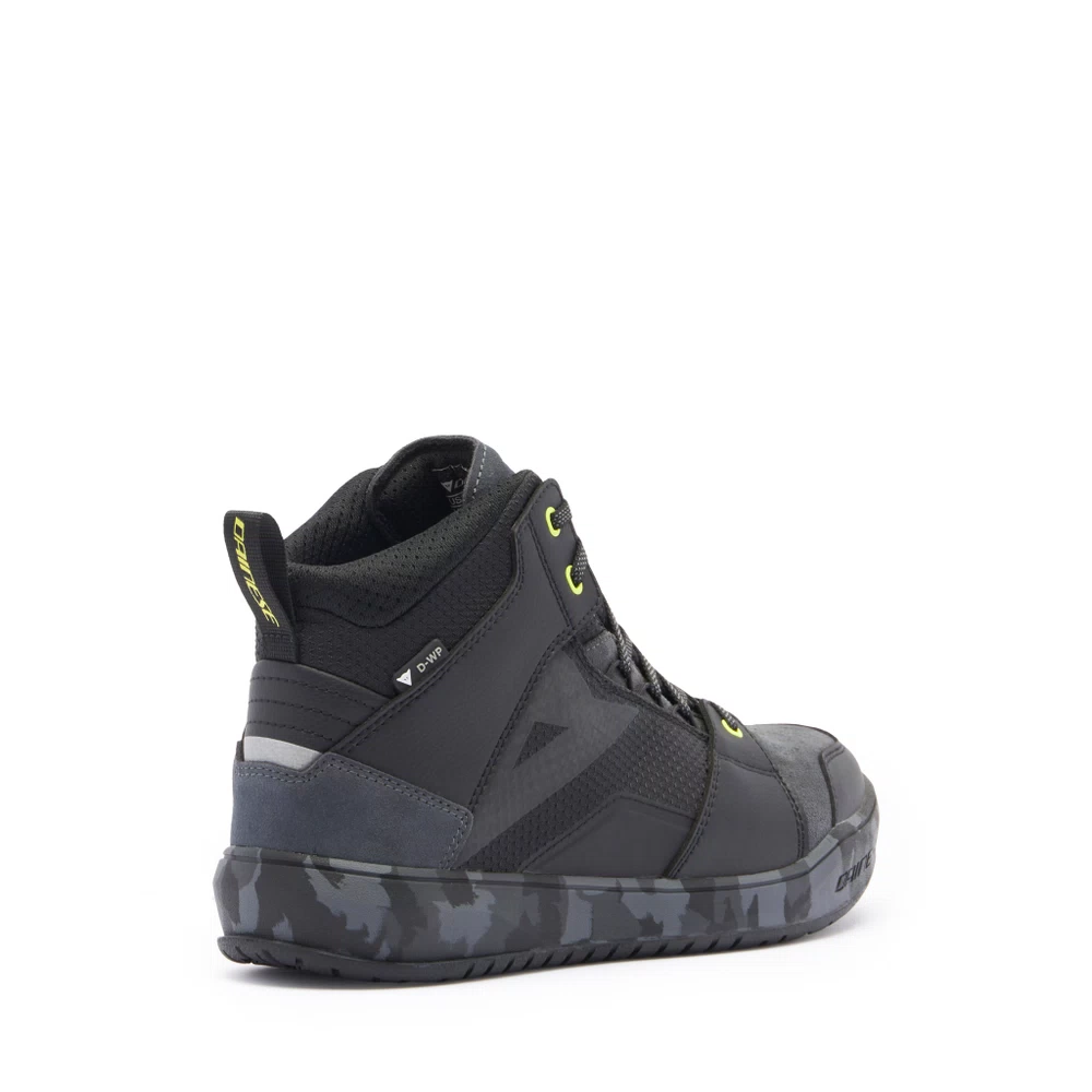 Dainese Suburb D-Wp Shoes black/camo/acid yellow