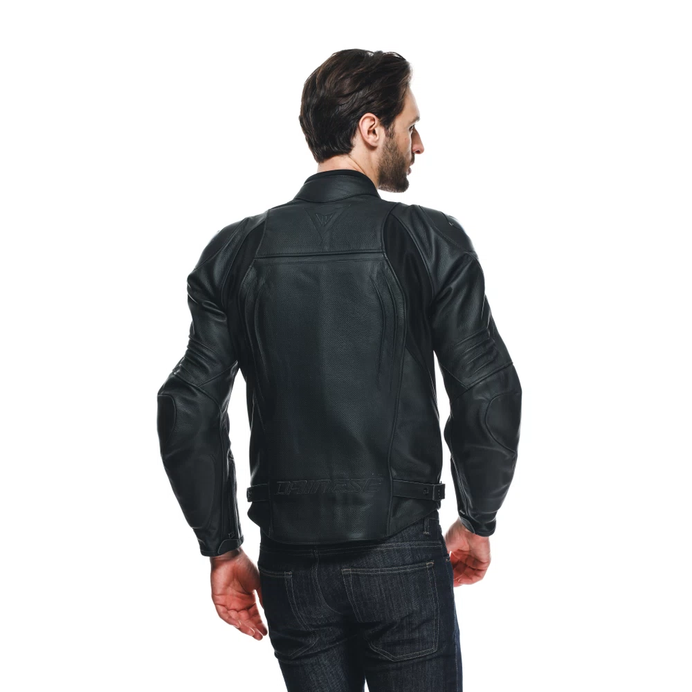 Dainese Racing 4 Leather Jacket Perf. black/black/black