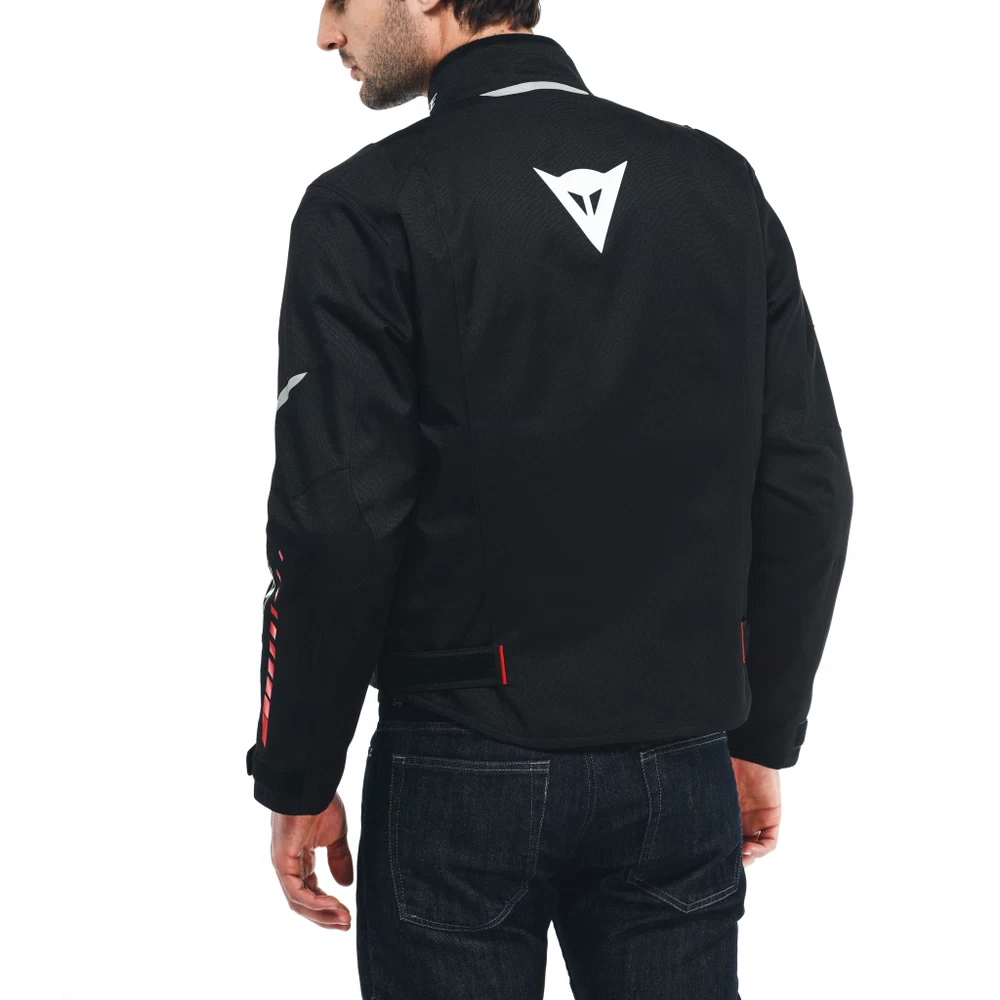 Dainese Veloce D-Dry® Jacket black/white/lava-red