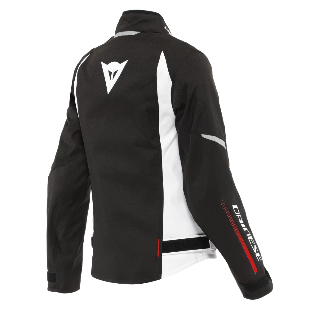 Dainese Veloce Lady D-Dry® Jacket black/white/lava-red