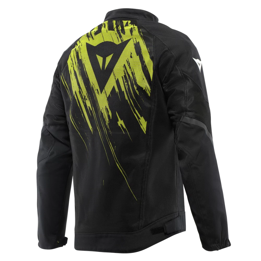 Dainese Herosphere Tex Jacket black/fluo yellow tarmac