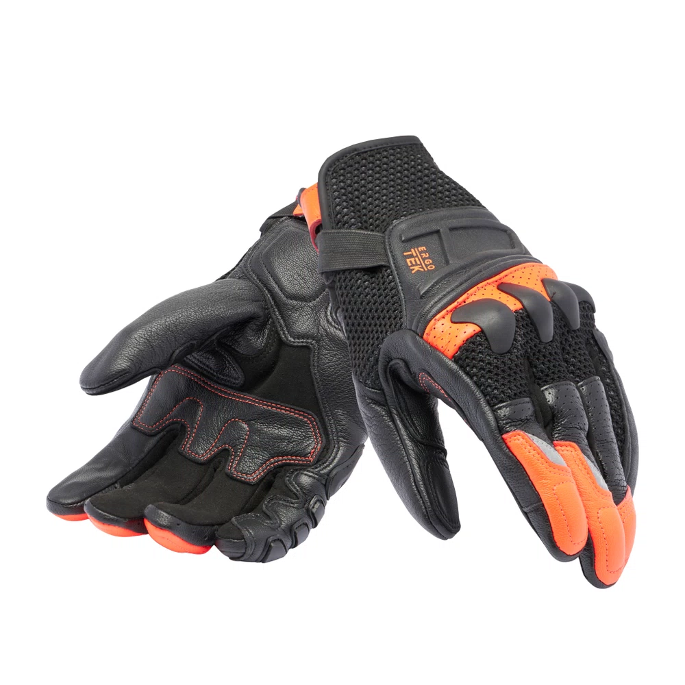 Dainese X-Ride 2 Ergo-Tek Gloves black/red-fluo