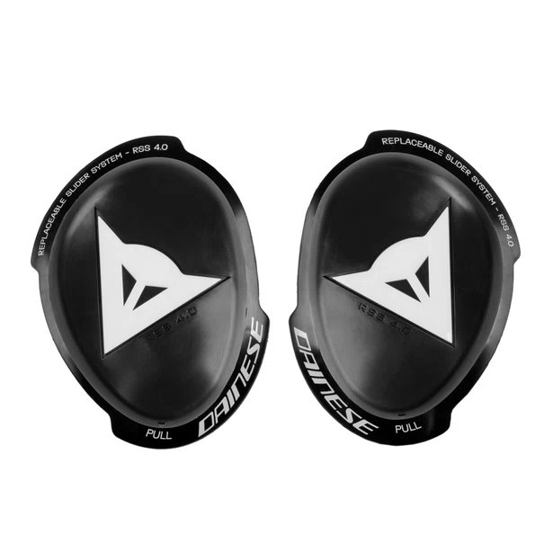 Dainese Knee Slider Rss 4.0 - Full Kit Black/White