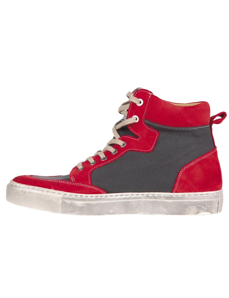 Helstons KOBE Toile Armalith-Leather red-grey