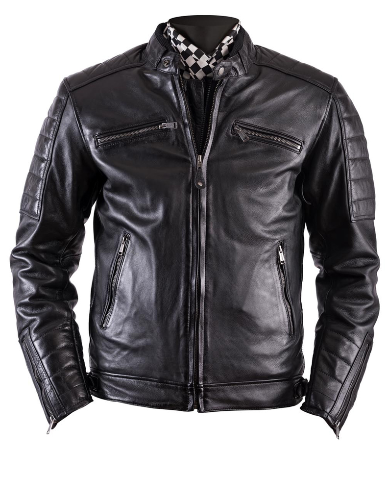 Helstons CRUISER Leather Rag black