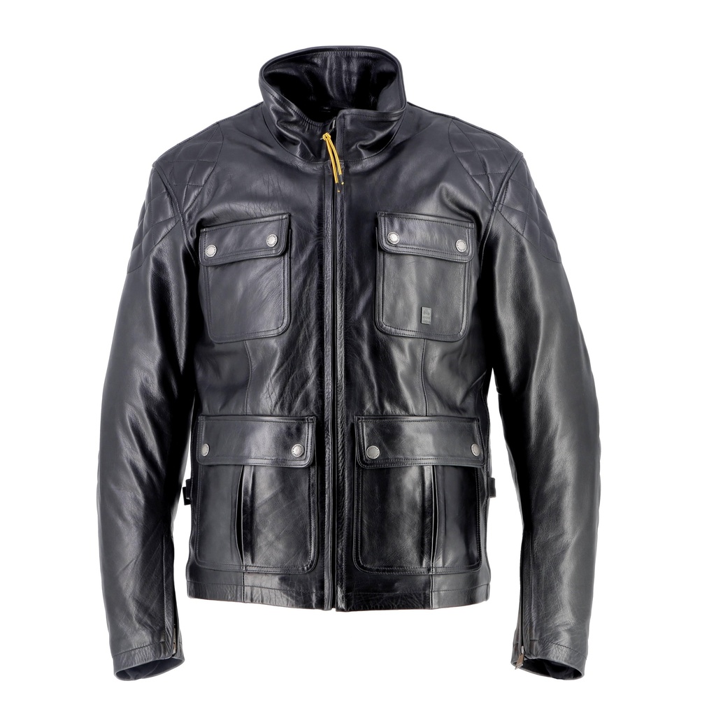 Helstons HUNT Leather Natural black