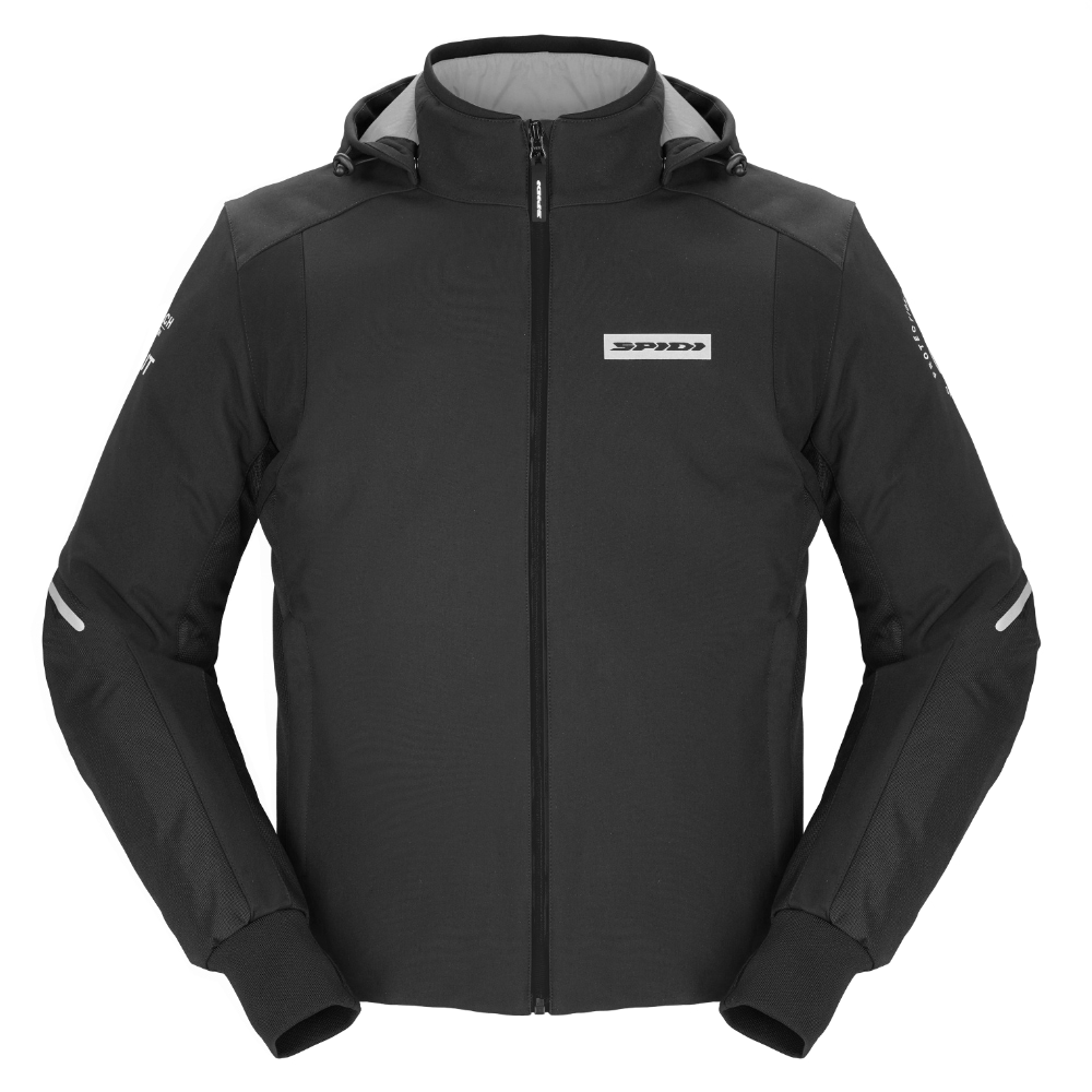 Spidi Hoodie Armor H2Out Black