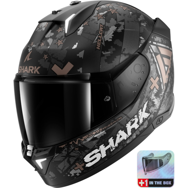 Shark Skwal I3 Hellcat Mat Black Chrom Anthracite