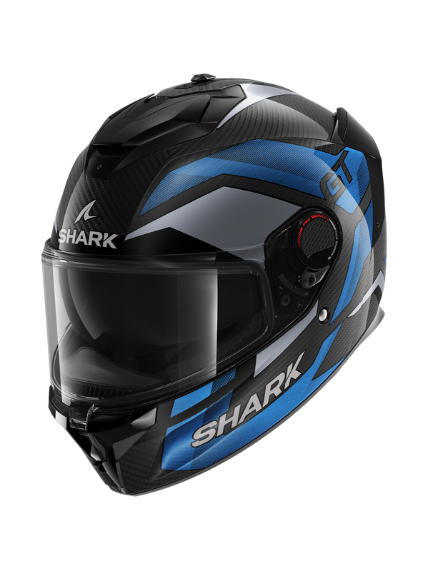 Shark Spartan Gt Pro Ritmo Carbon Carbon Blue Chrom