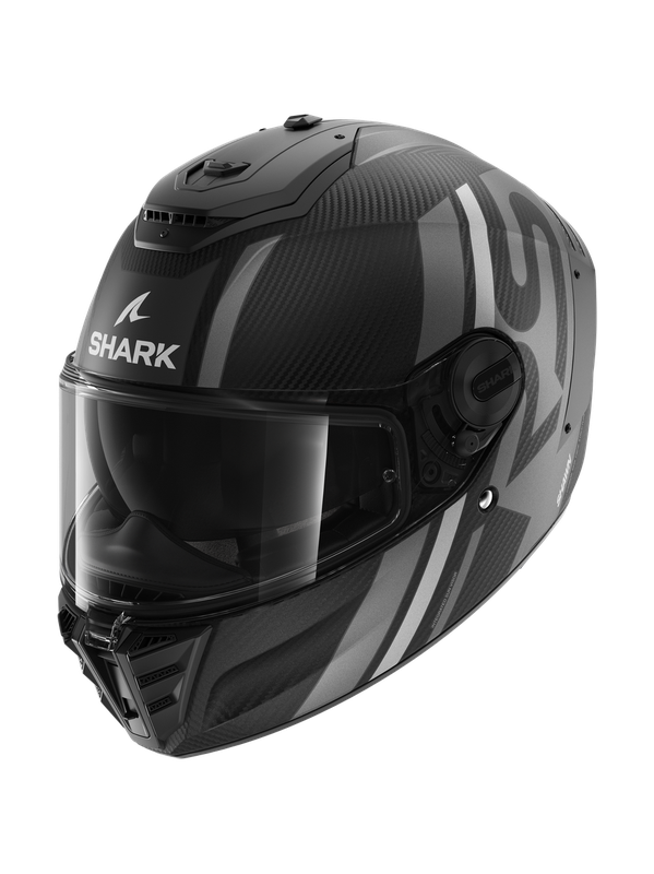 Shark SPARTAN RS CARBON SHAWN Mat Carbon Silver Anthracite