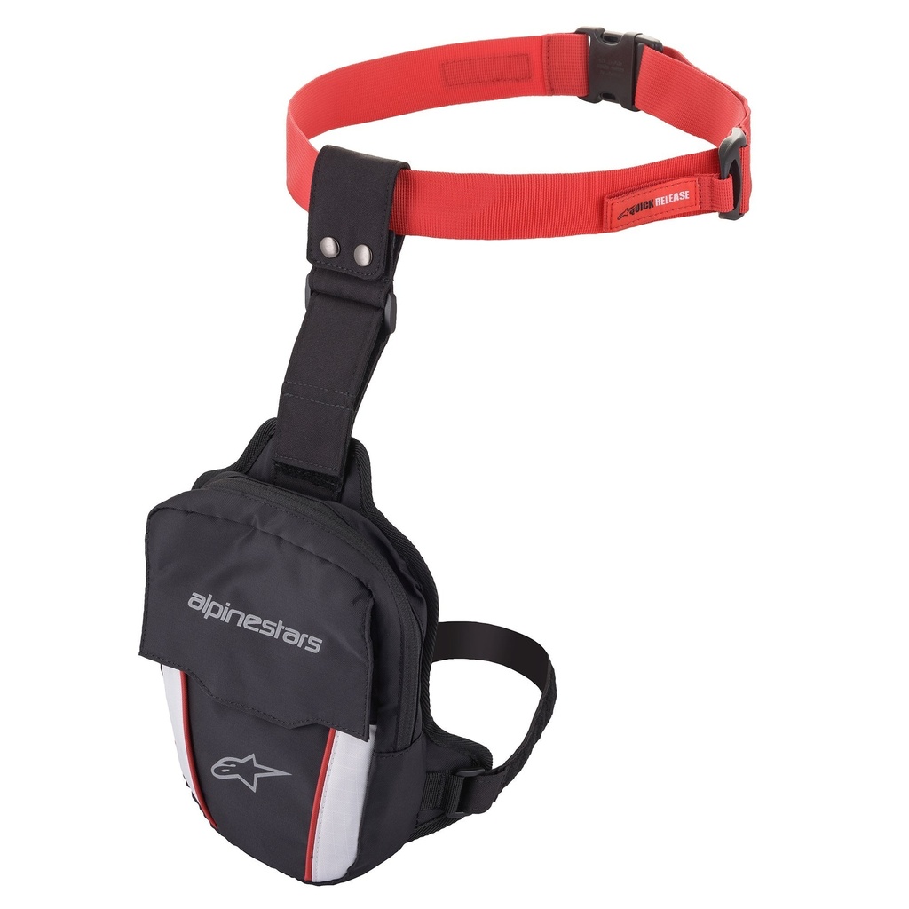 Alpinestars Access Thigh Bag Black Red White