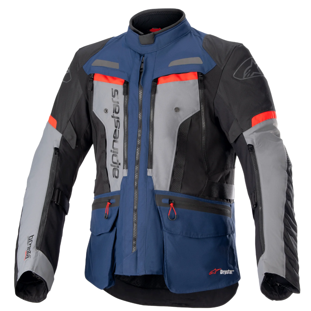 Alpinestars Bogota' Pro Drystar Jacket Dark Blue Black Bright Red