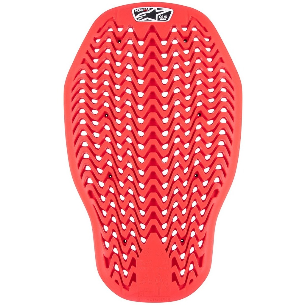 Alpinestars Nucleon Plasma Back Protector Insert Red Black