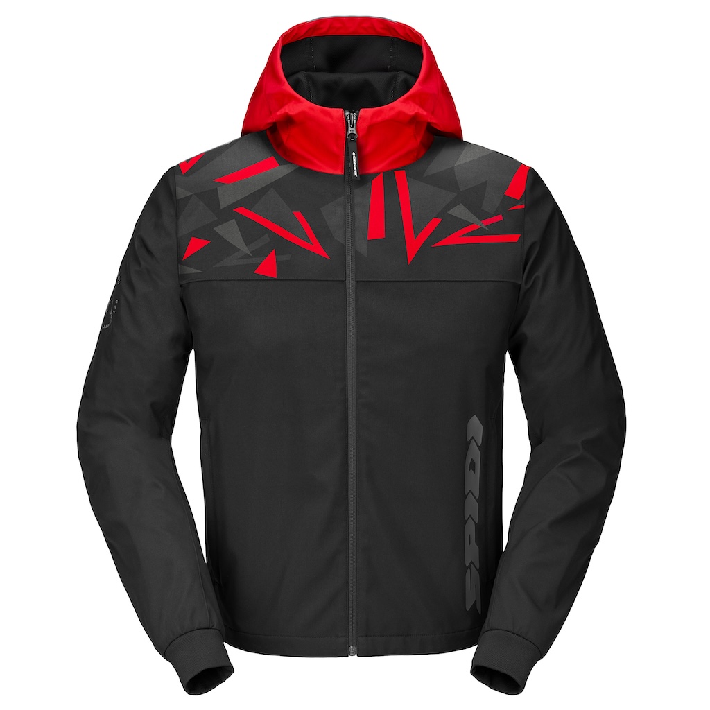 Spidi Hoodie Evo Sport Black/Red