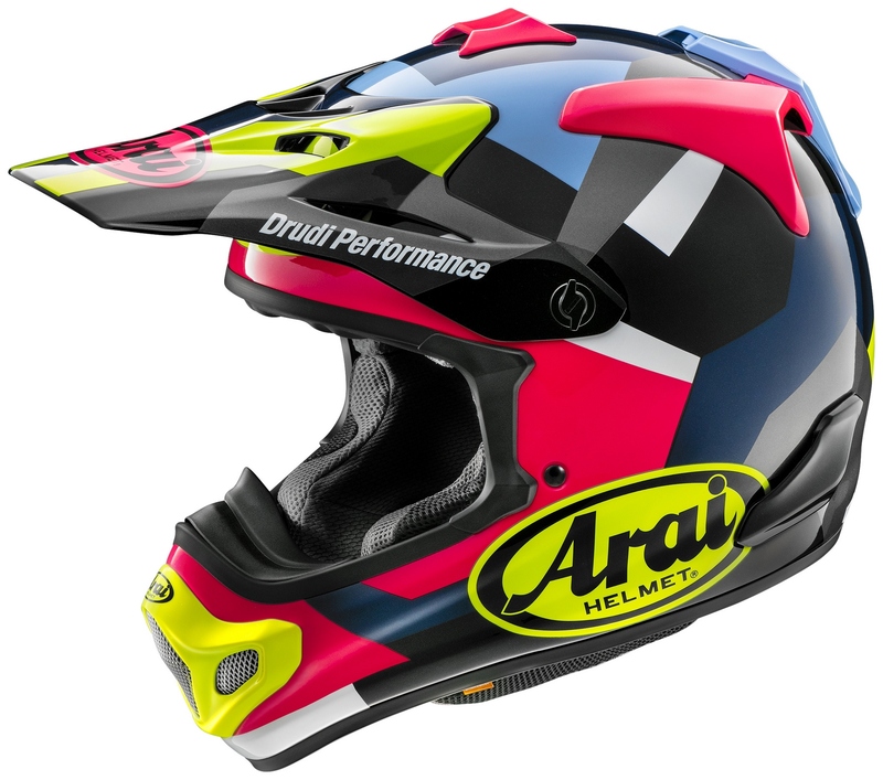 Arai MX-V Block Black Pink