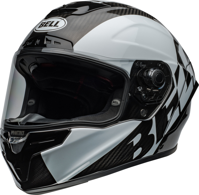 Bell Race Star DLX Flex - Offset Gloss Black/White