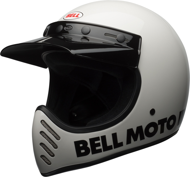 BELL Moto-3 Classic Gloss White