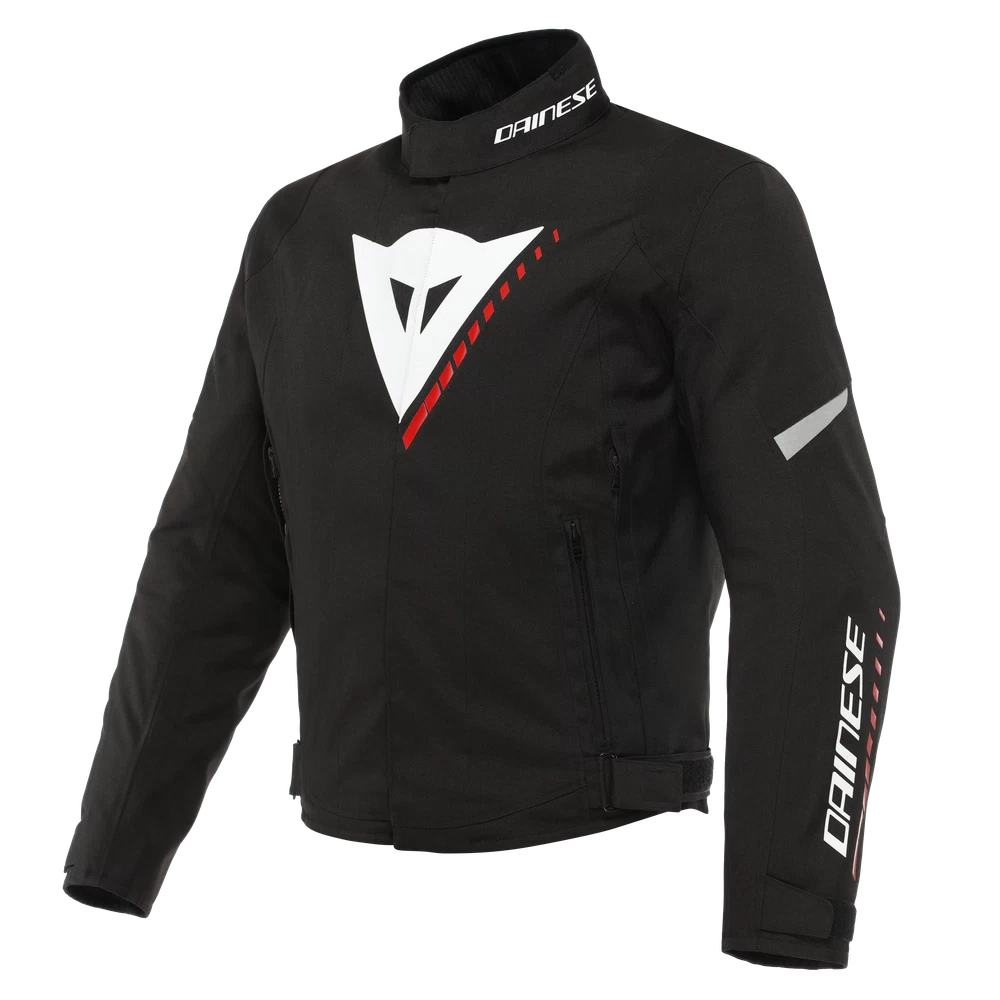 Dainese Veloce D-Dry® Jacket black/white/lava-red