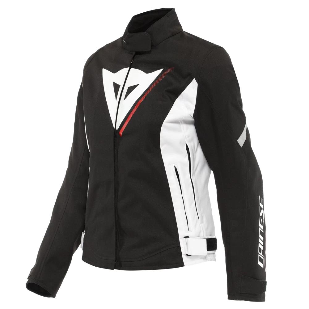 Dainese Veloce Lady D-Dry® Jacket black/white/lava-red