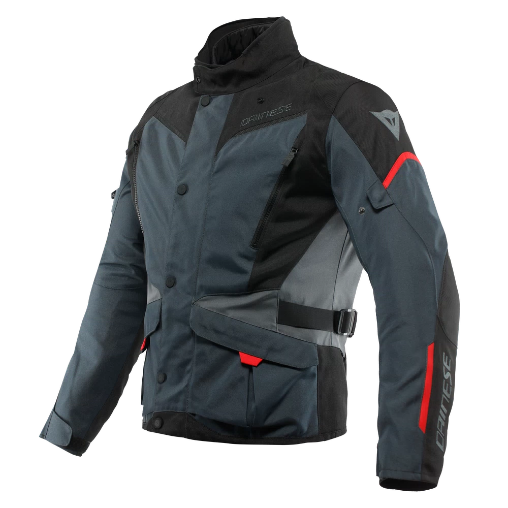 Dainese Tempest 3 D-Dry Jacket ebony/black/lava-red