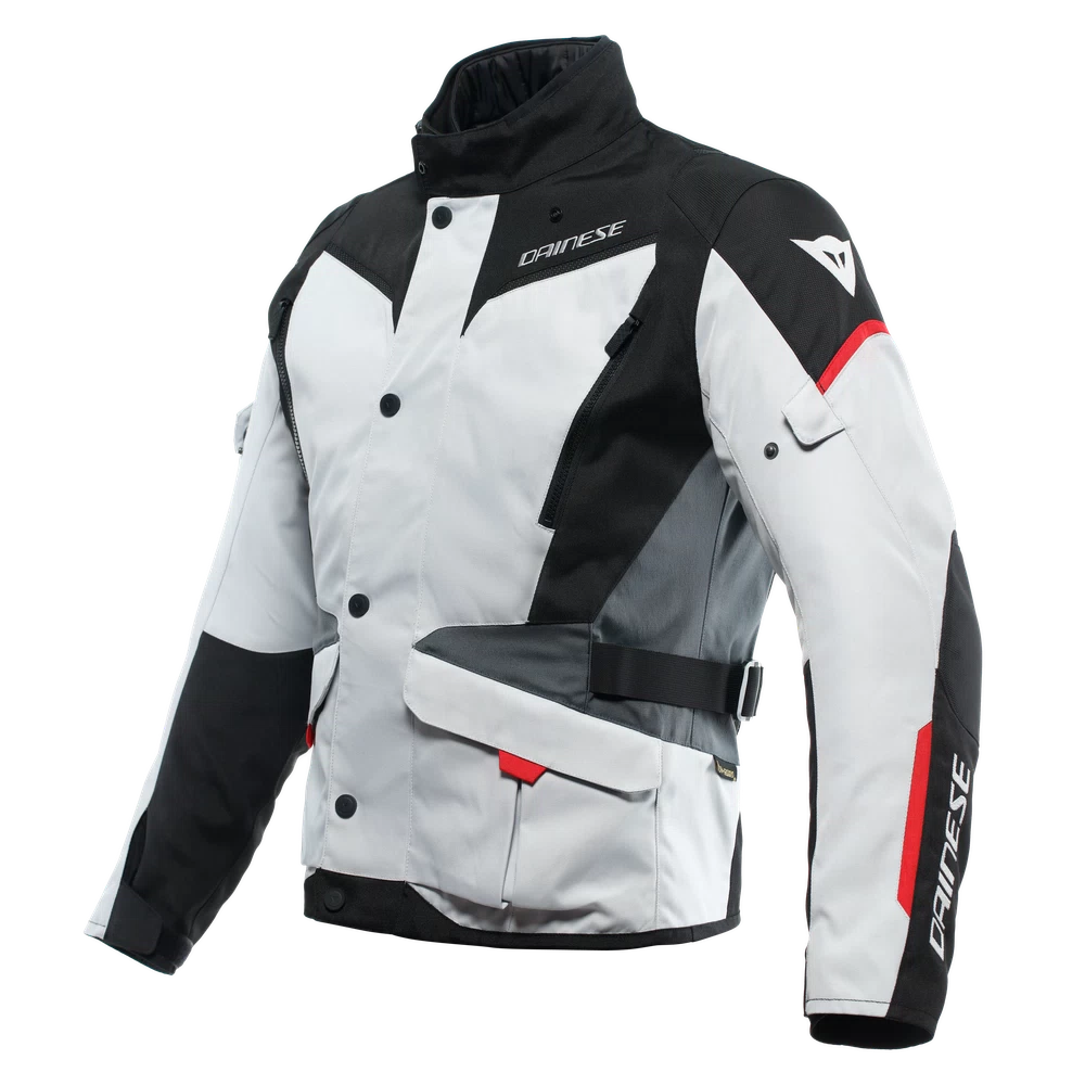 Dainese Tempest 3 D-Dry Jacket glacier-gray/black/lava-red