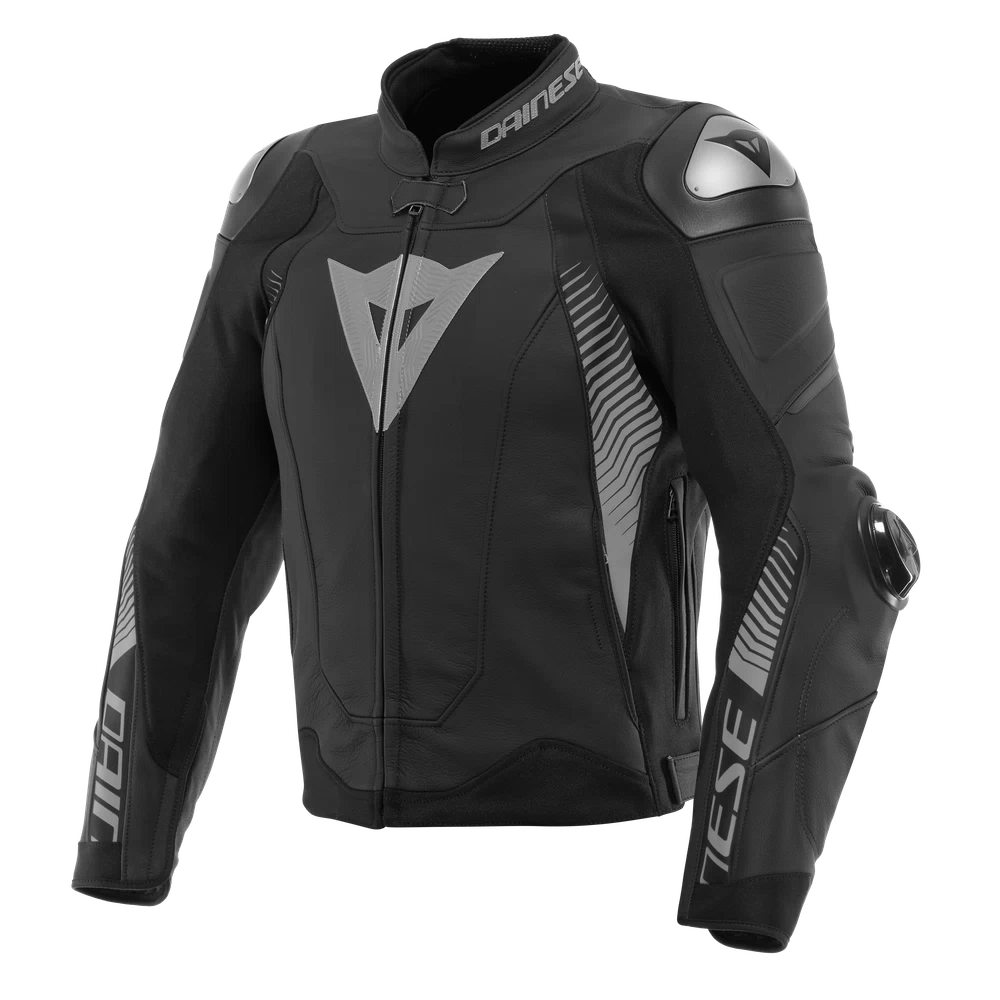 Dainese Super Speed 4 Leather Jacket black-matt/charcoal-gray