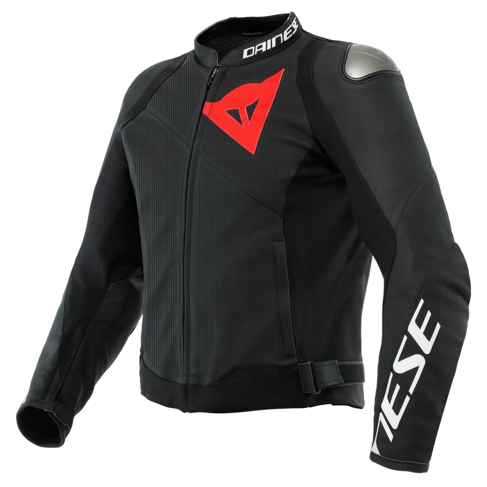 Dainese Sportiva Leather Jacket Perf. black-matt/black-matt/black-matt