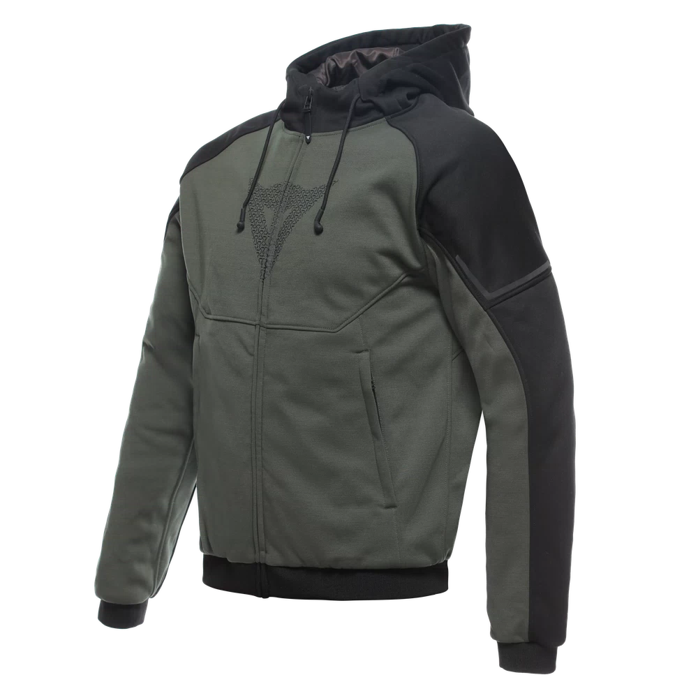 Dainese Daemon-X Safety Hoodie Full Zip green/black