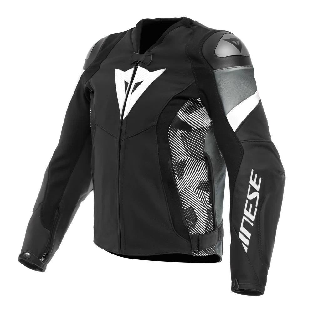 Dainese Avro 5 Leather Jacket black/white/anthracite